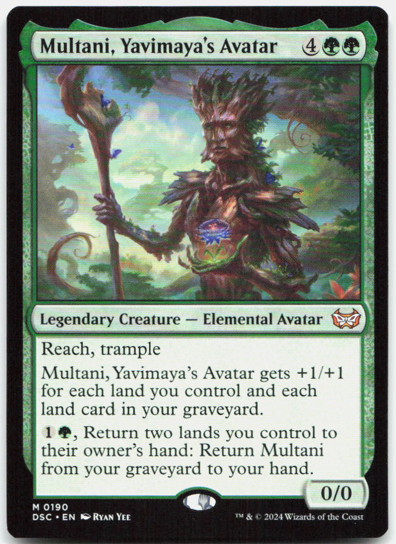 Multani, Yavimaya's Avatar NM M Commander: Duskmourn: House of Horror 190