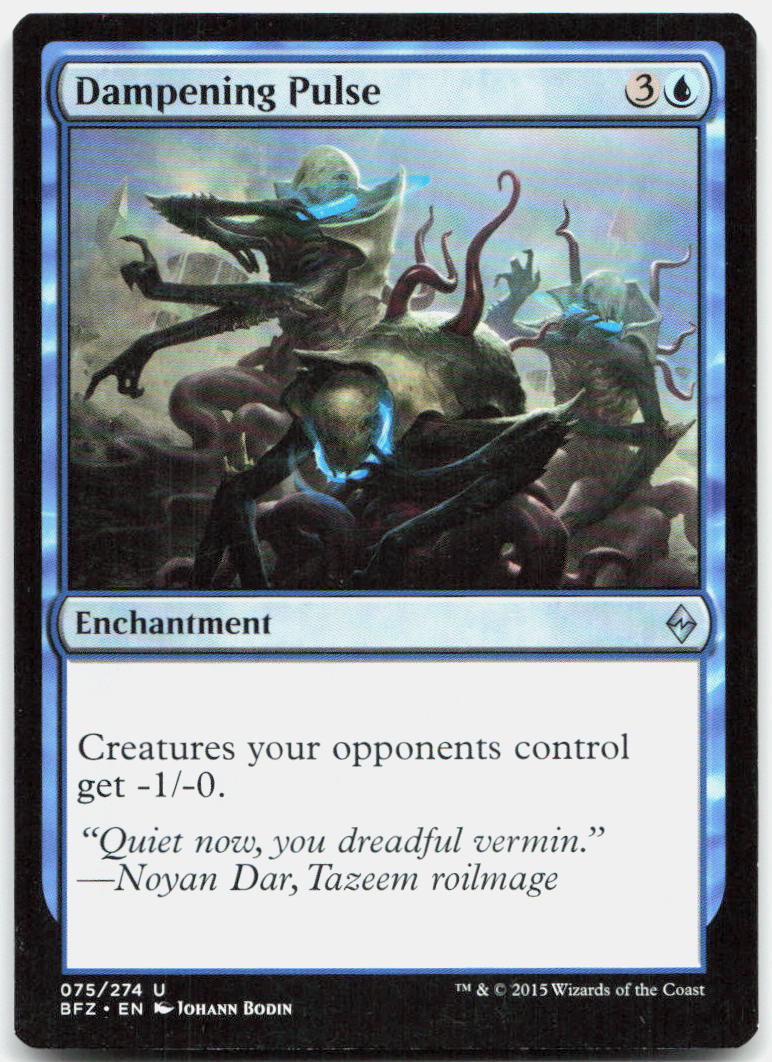 Dampening Pulse NM U Battle for Zendikar 75