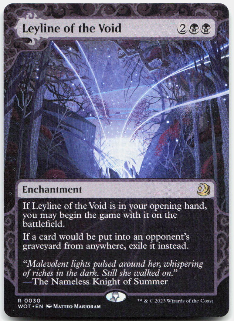 Leyline of the Void NM R Wilds of Eldraine: Enchanting Tales 30