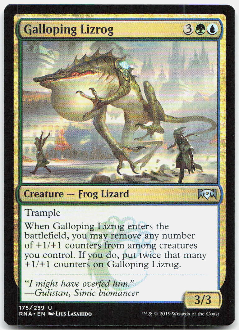 Galloping Lizrog NM U Ravnica Allegiance 175