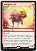 Renegade Bull NM R Commander: Secrets of Strixhaven 36