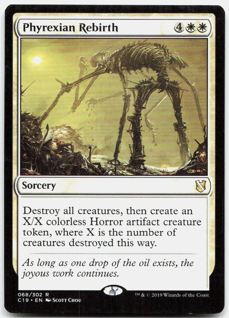 Phyrexian Rebirth NM R Commander 2019 68