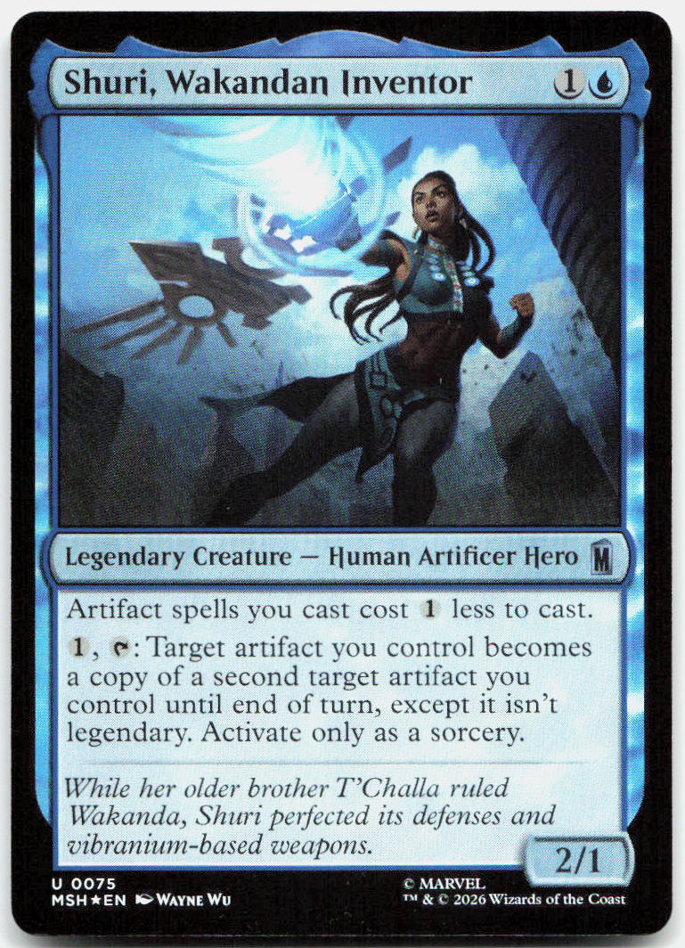 Shuri, Wakandan Inventor NM Foil U Marvel Super Heroes 75