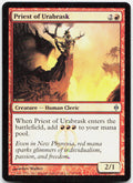 Priest of Urabrask NM U New Phyrexia 90
