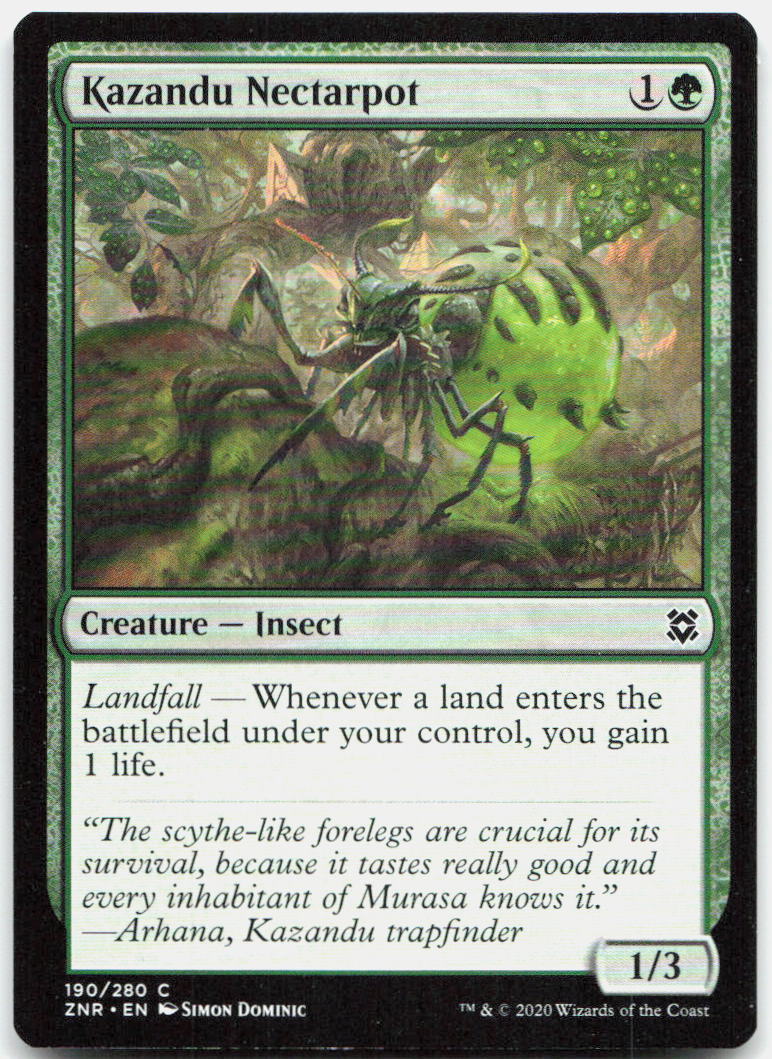Kazandu Nectarpot NM C Zendikar Rising 190