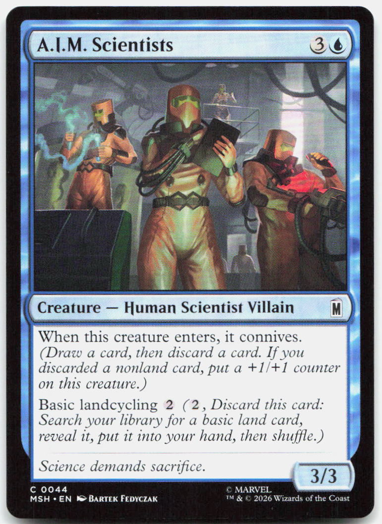 A.I.M. Scientists NM C Marvel Super Heroes 44