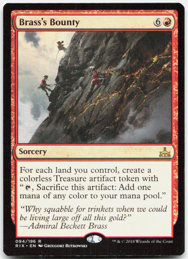 Brass's Bounty NM R Rivals of Ixalan 94