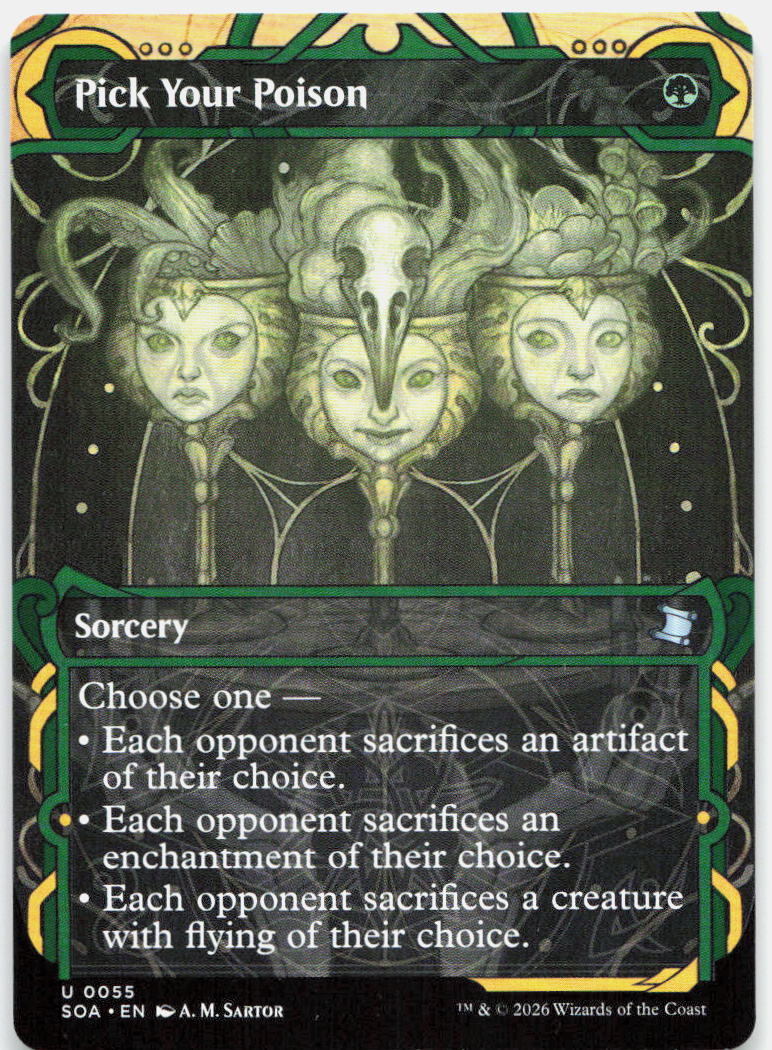 Pick Your Poison NM U Secrets of Strixhaven: Mystical Archive 55