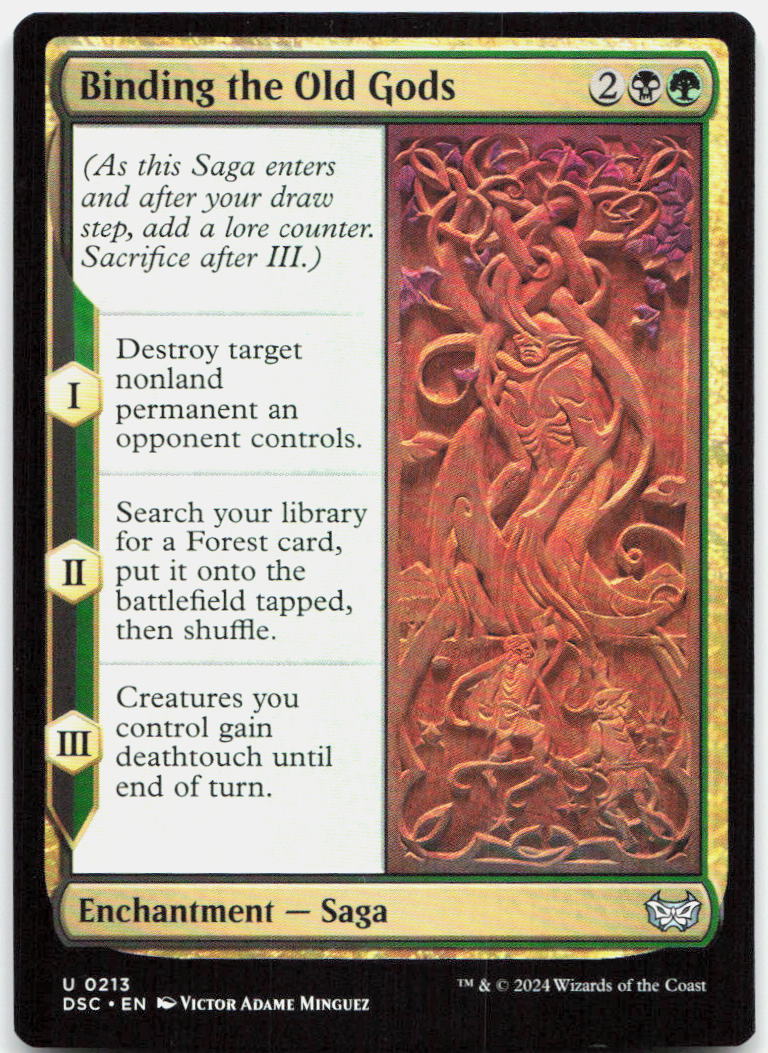 Binding the Old Gods NM U Commander: Duskmourn: House of Horror 213