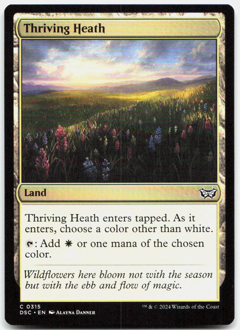 Thriving Heath NM C Commander: Duskmourn: House of Horror 315