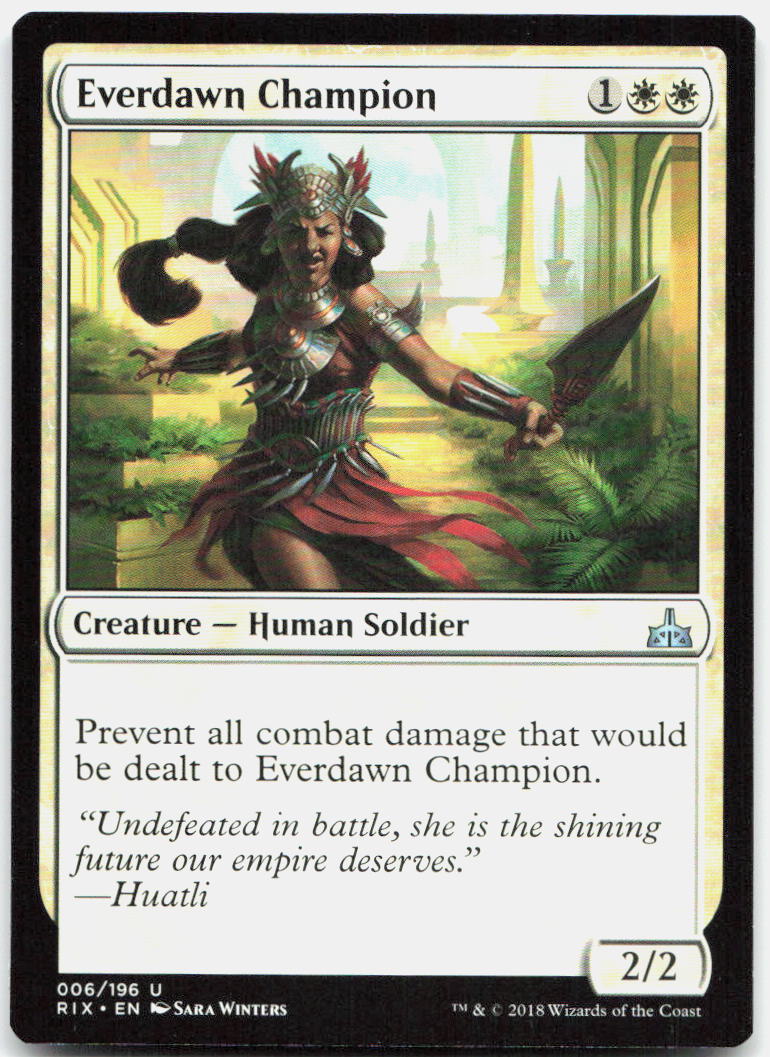 Everdawn Champion NM U Rivals of Ixalan 6