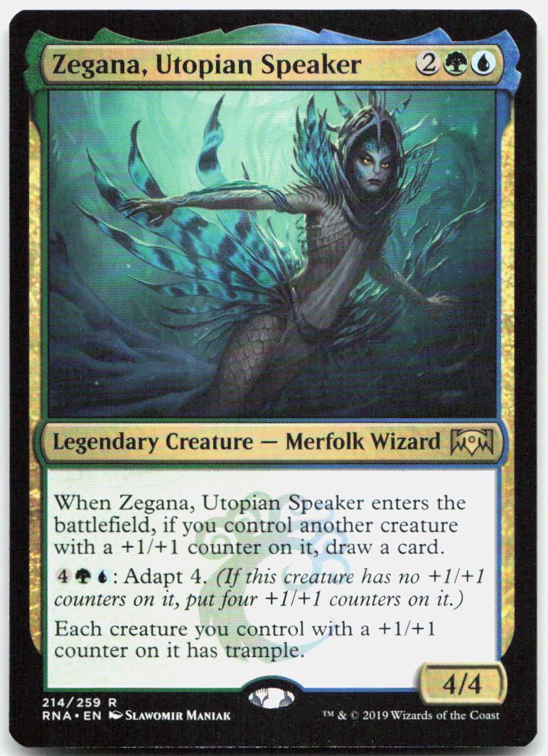 Zegana, Utopian Speaker NM R Ravnica Allegiance 214