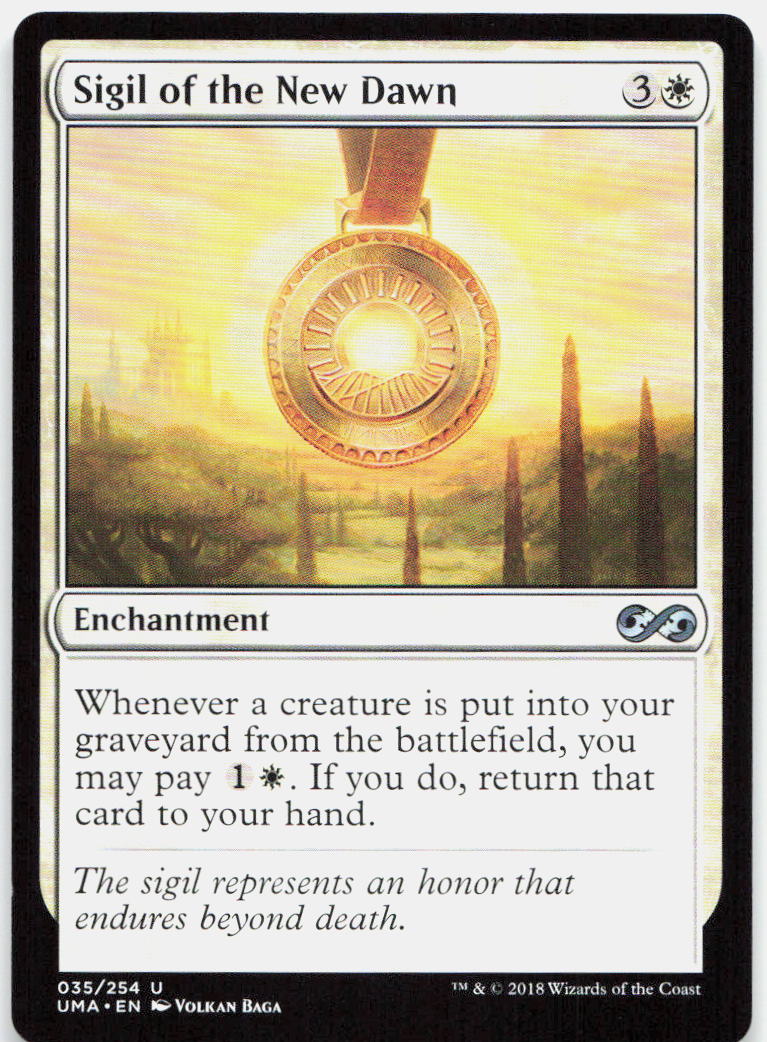 Sigil of the New Dawn NM U Ultimate Masters 35