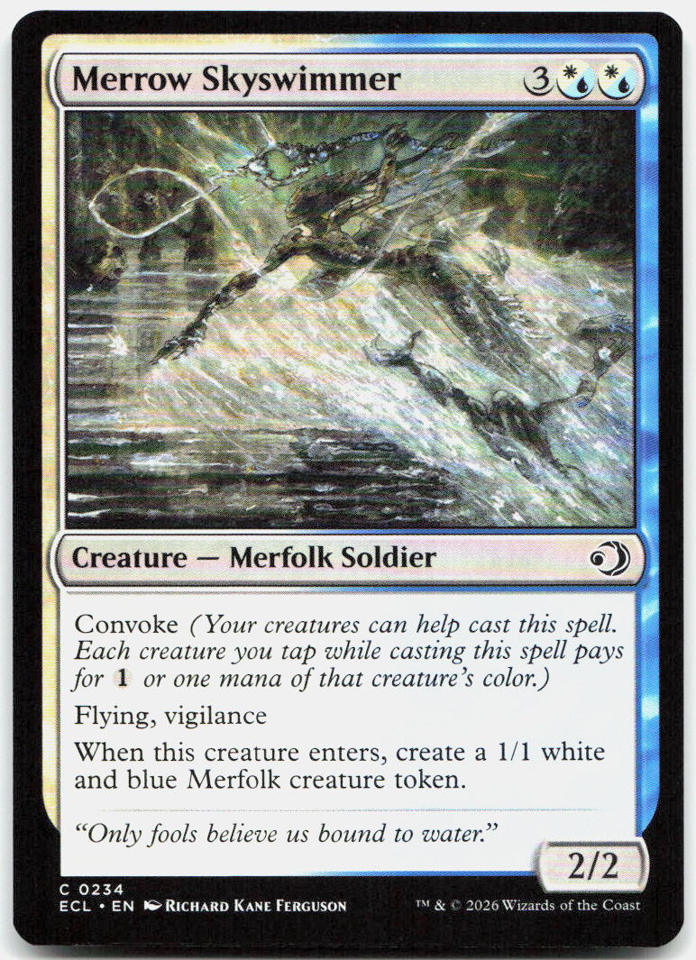 Merrow Skyswimmer NM C Lorwyn Eclipsed 234