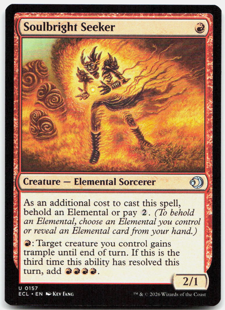 Soulbright Seeker NM U Lorwyn Eclipsed 157