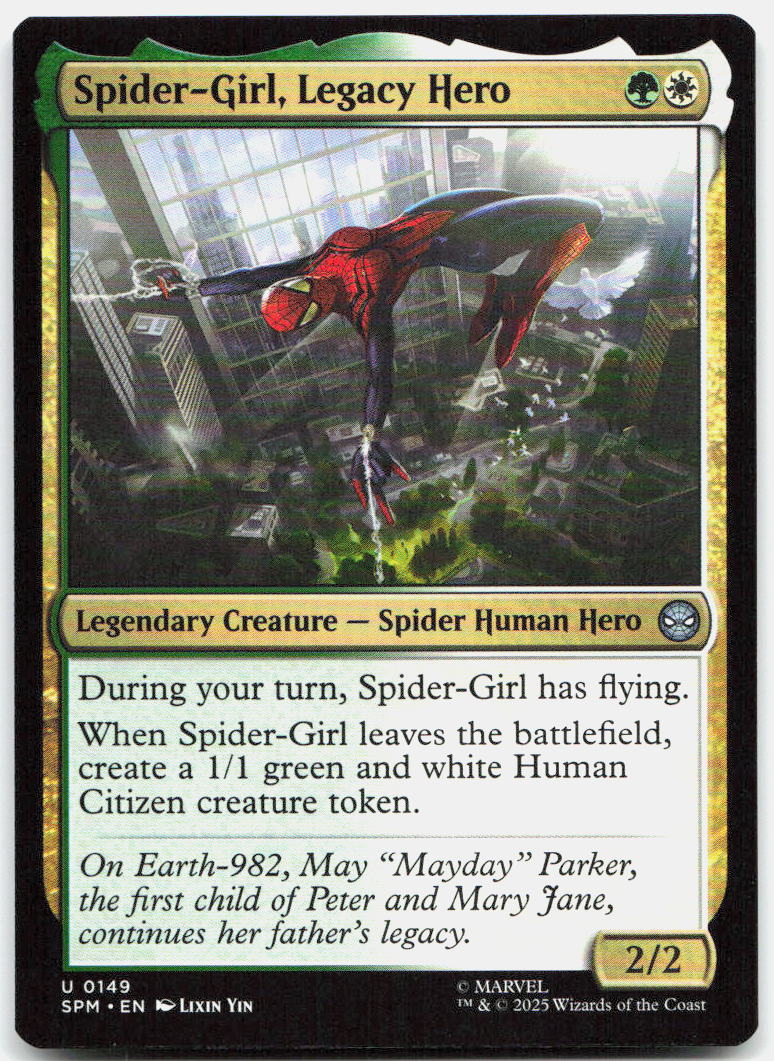 Spider-Girl, Legacy Hero NM U Marvel's Spider-Man 149