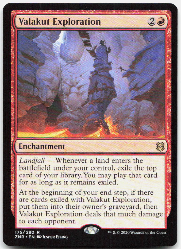 Valakut Exploration NM R Zendikar Rising 175