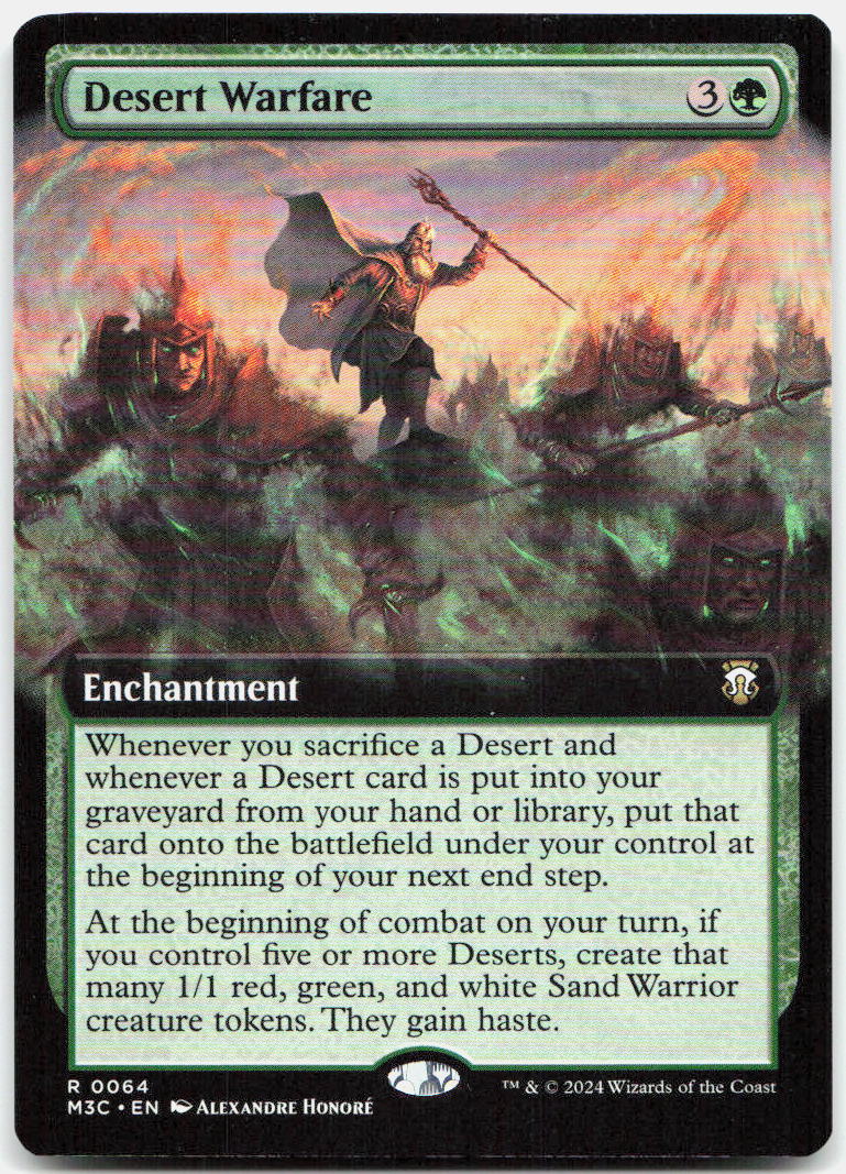 Desert Warfare (Extended Art) NM R Commander: Modern Horizons 3 64