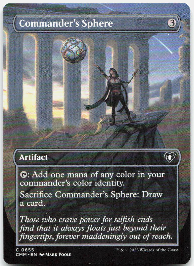 Commander's Sphere (Borderless) NM C Commander Masters 655