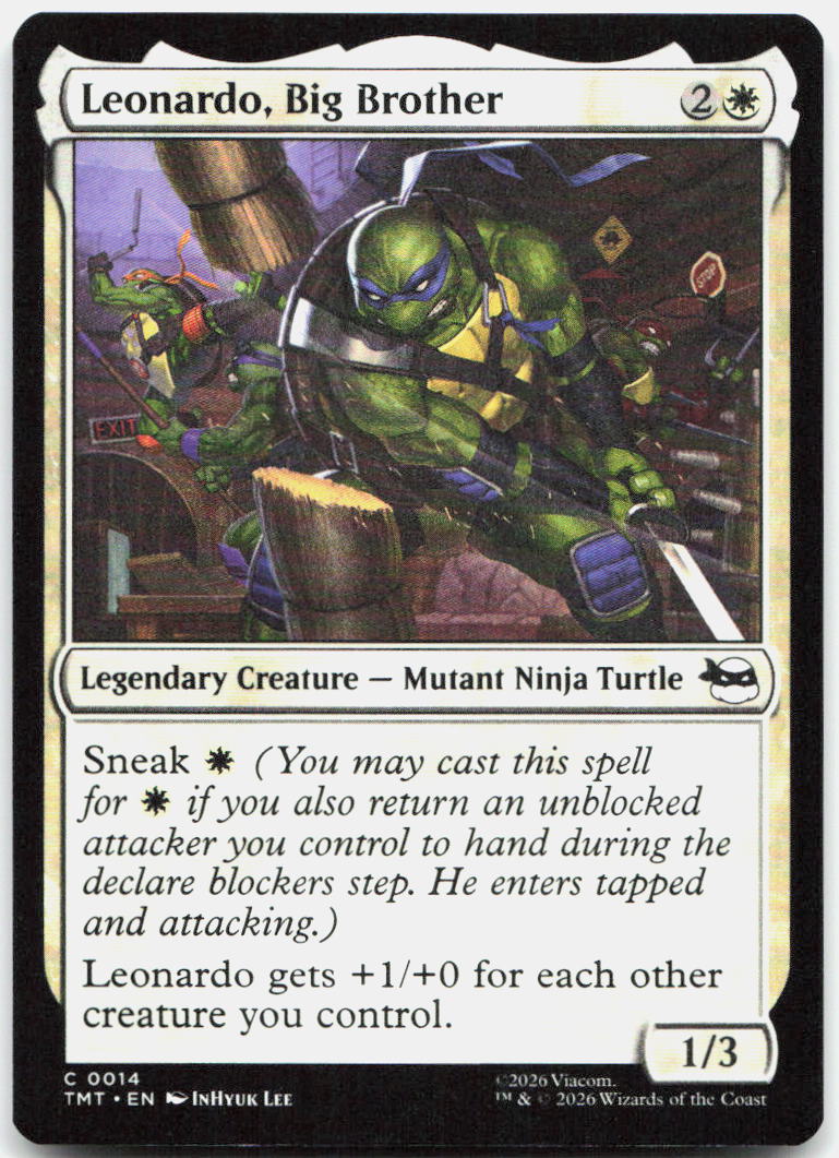 Leonardo, Big Brother NM C Teenage Mutant Ninja Turtles 14
