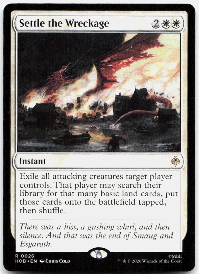 Settle the Wreckage NM R The Hobbit 26