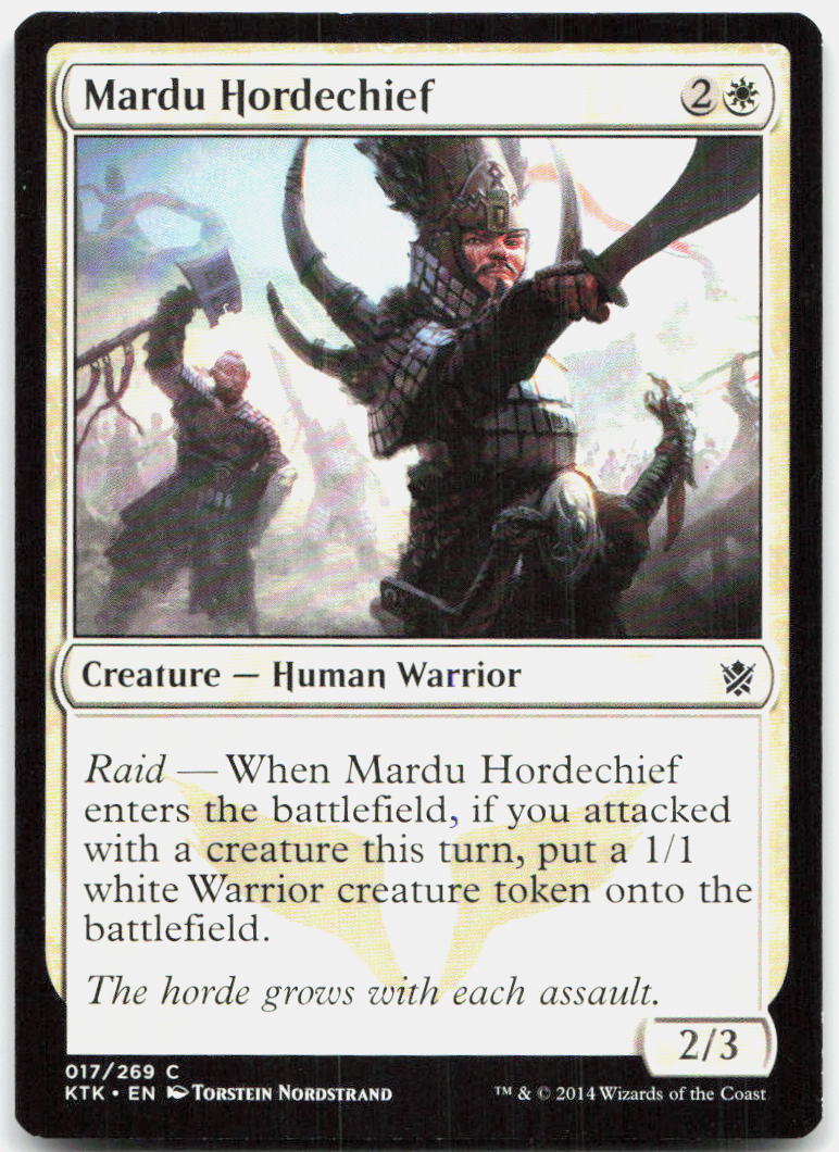 Mardu Hordechief NM C Khans of Tarkir 17