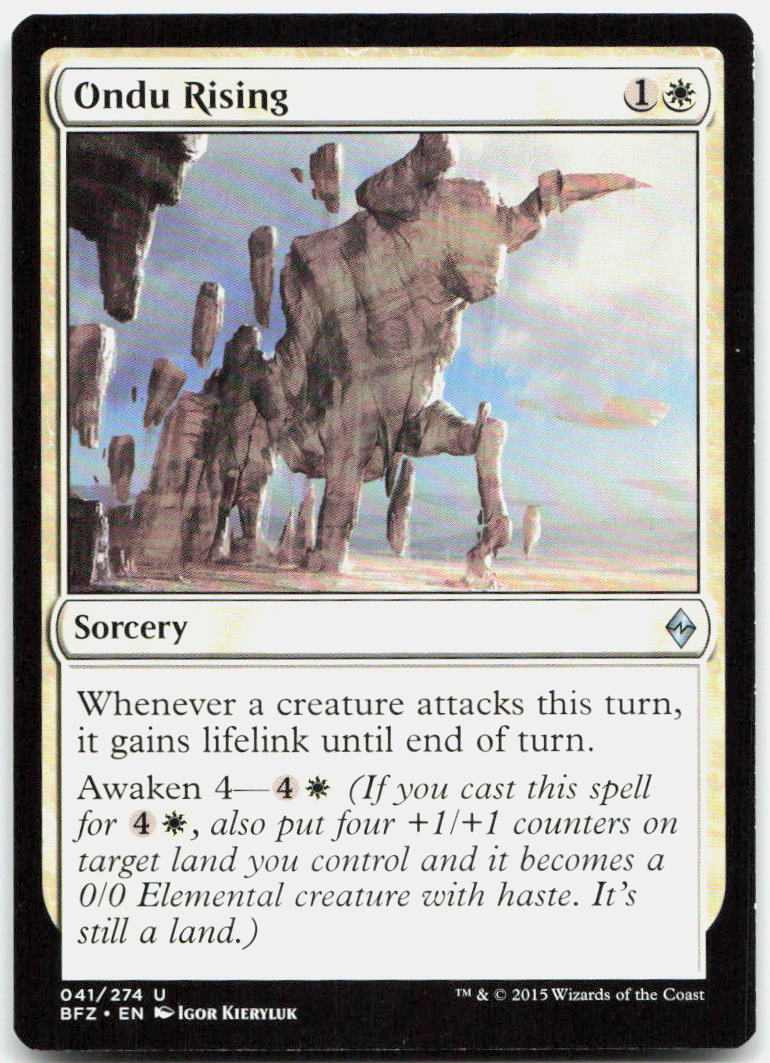 Ondu Rising NM U Battle for Zendikar 41