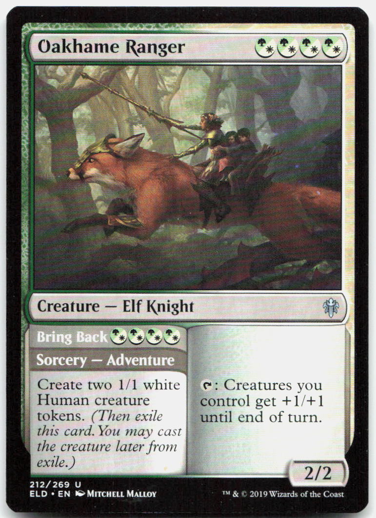 Oakhame Ranger NM U Throne of Eldraine 212