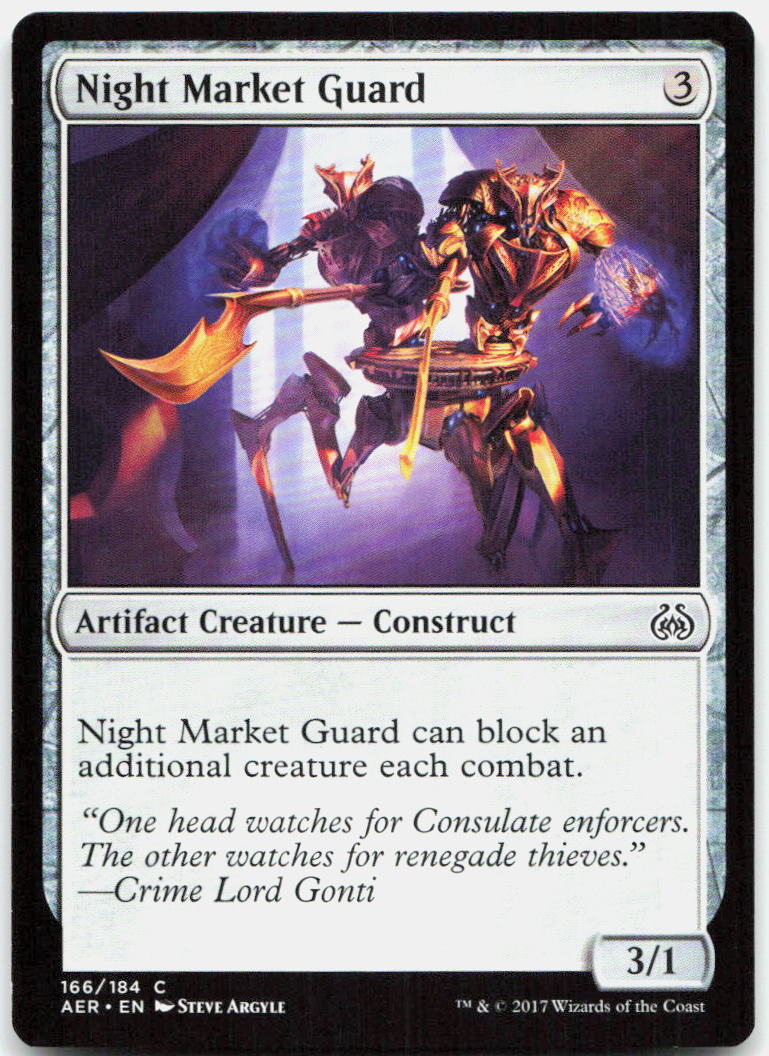 Night Market Guard NM C Aether Revolt 166