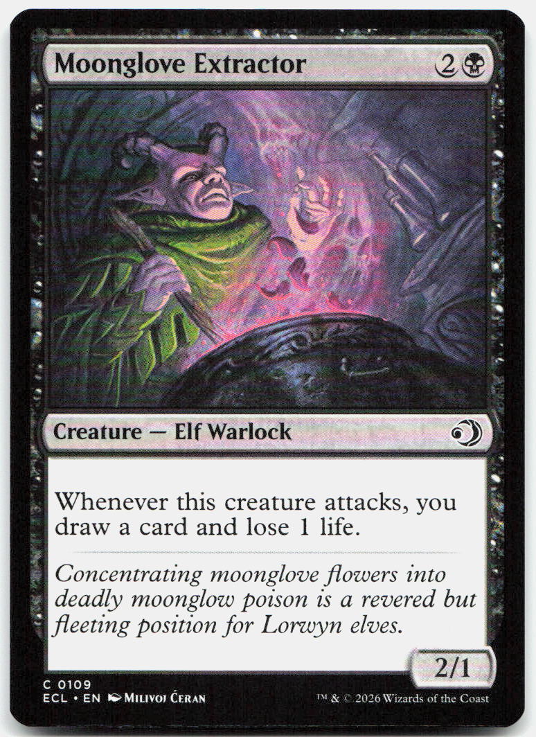 Moonglove Extractor NM C Lorwyn Eclipsed 109