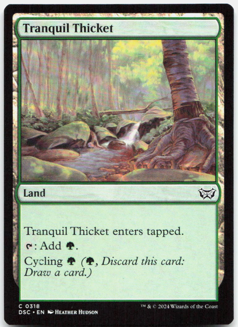 Tranquil Thicket NM C Commander: Duskmourn: House of Horror 318