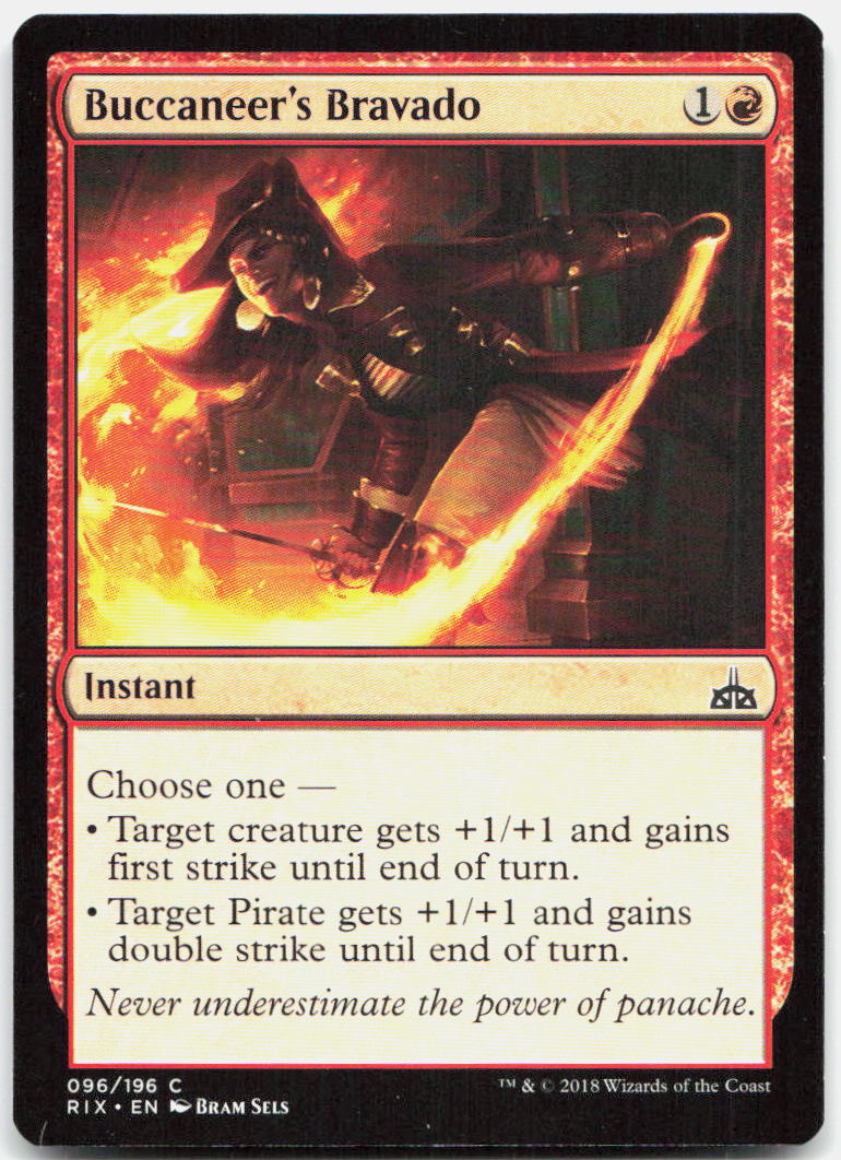 Buccaneer's Bravado NM C Rivals of Ixalan 96