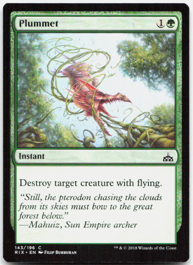 Plummet NM C Rivals of Ixalan 143