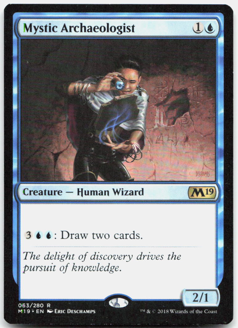 Mystic Archaeologist NM R Core Set 2019 63