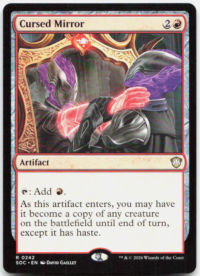 Cursed Mirror NM R Commander: Secrets of Strixhaven 242