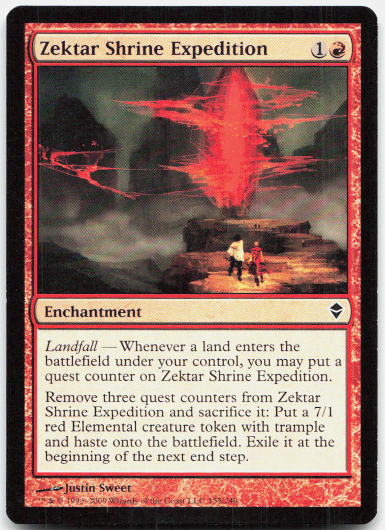 Zektar Shrine Expedition NM C Zendikar 155