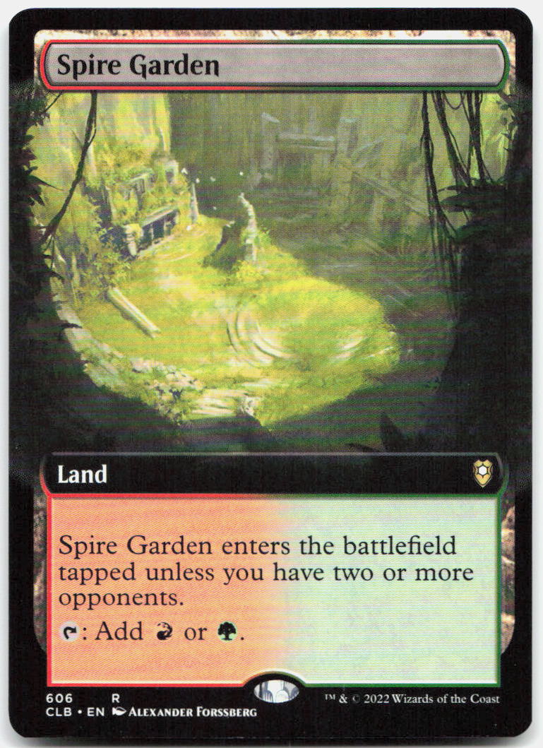 Spire Garden (Extended Art) NM R Commander Legends: Battle for Baldur's Gate 606
