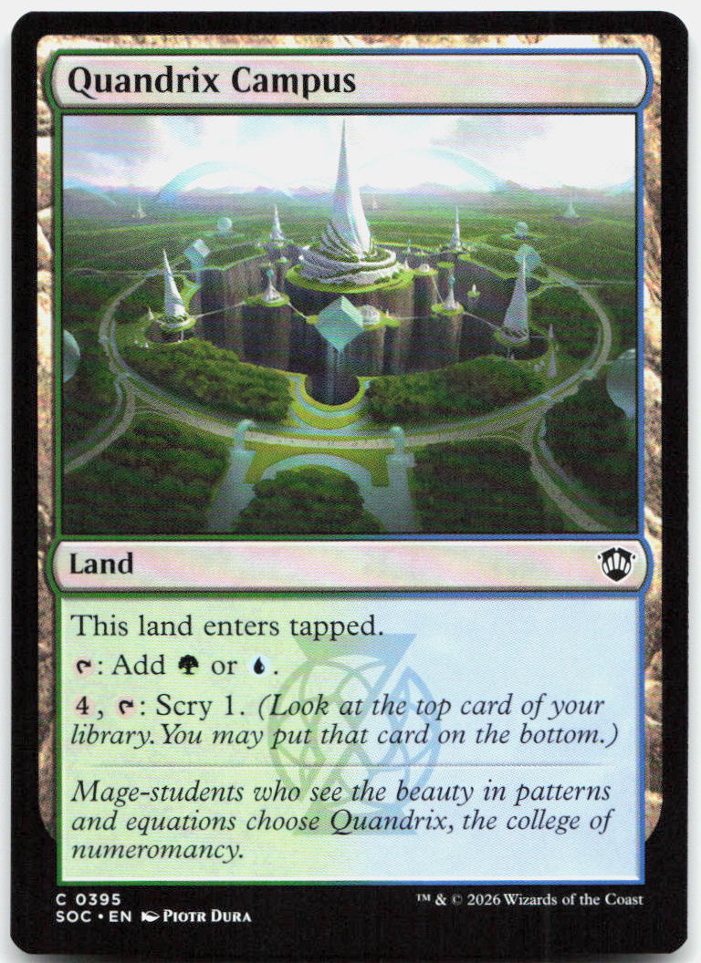 Quandrix Campus NM C Commander: Secrets of Strixhaven 395