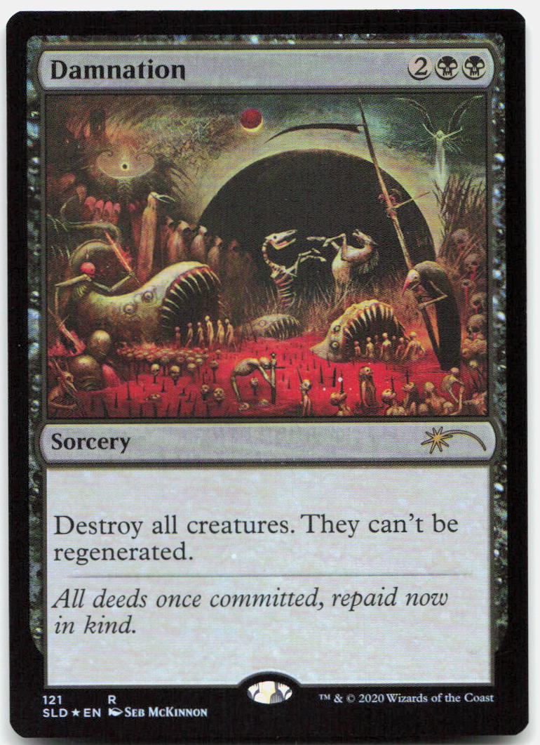 Damnation NM Foil R Secret Lair Drop Series 121