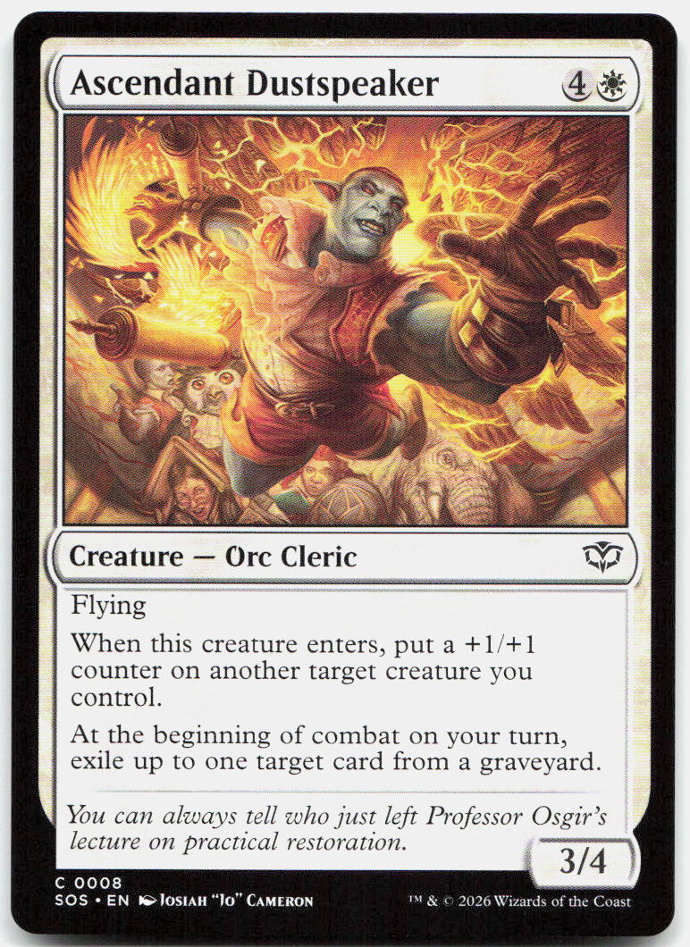 Ascendant Dustspeaker NM C Secrets of Strixhaven 8