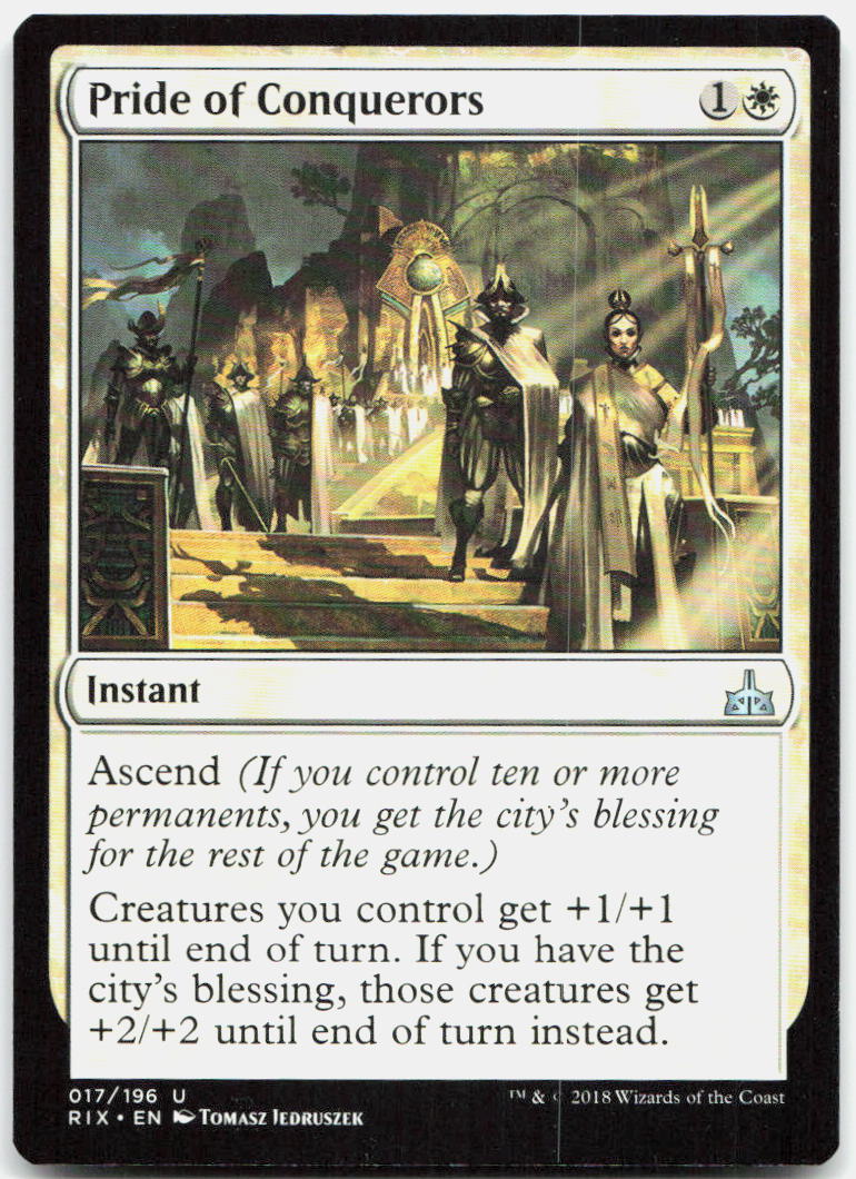 Pride of Conquerors NM U Rivals of Ixalan 17