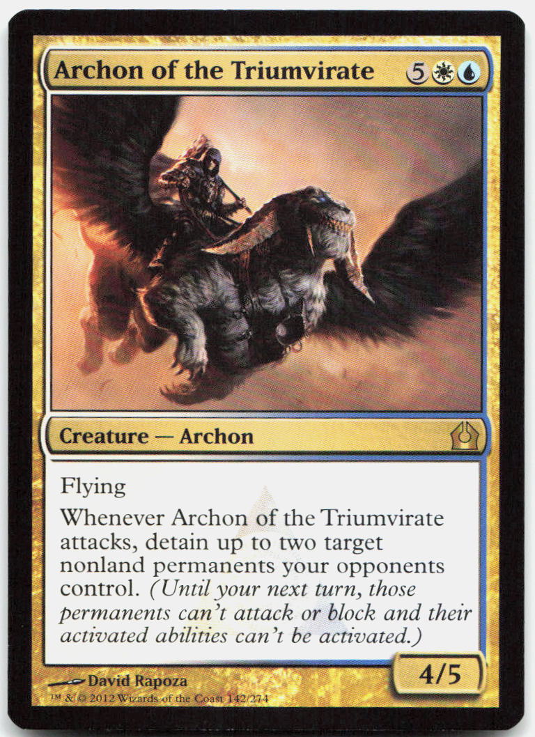 Archon of the Triumvirate NM R Return to Ravnica 142