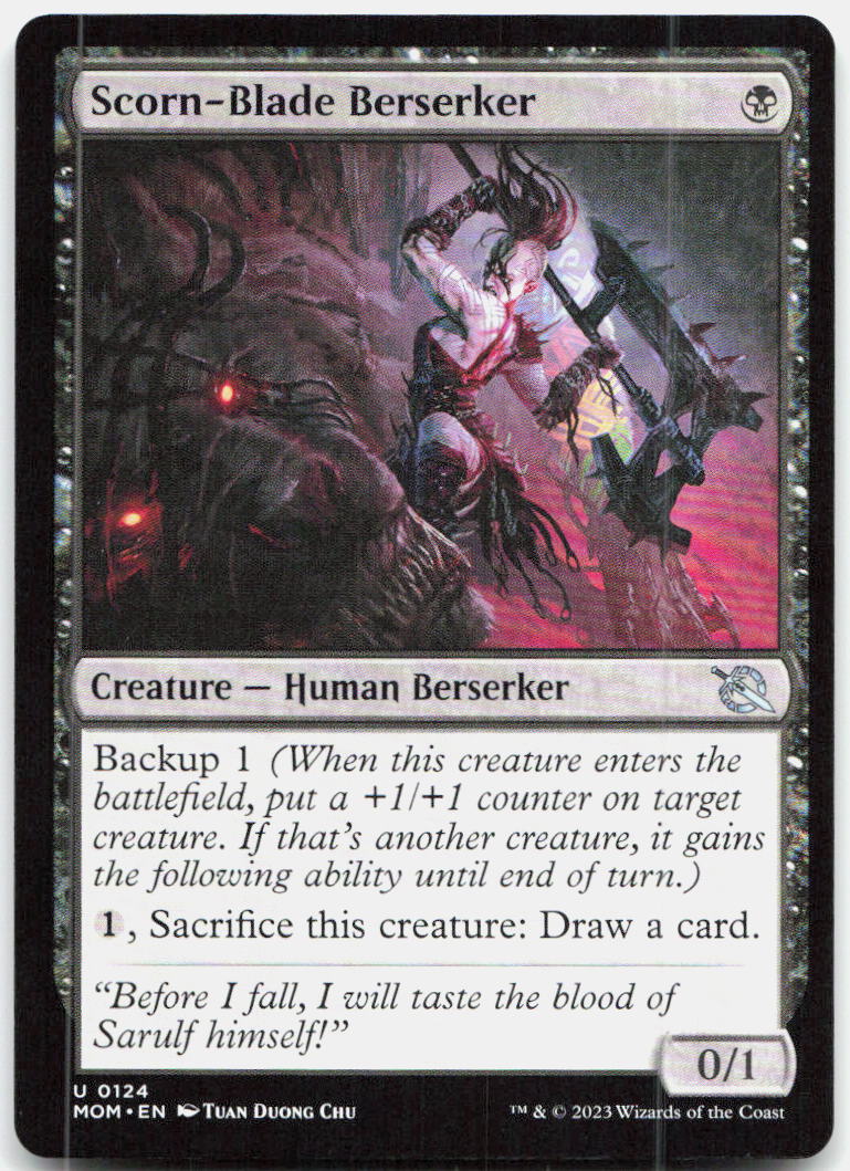 Scorn-Blade Berserker NM U March of the Machine 124