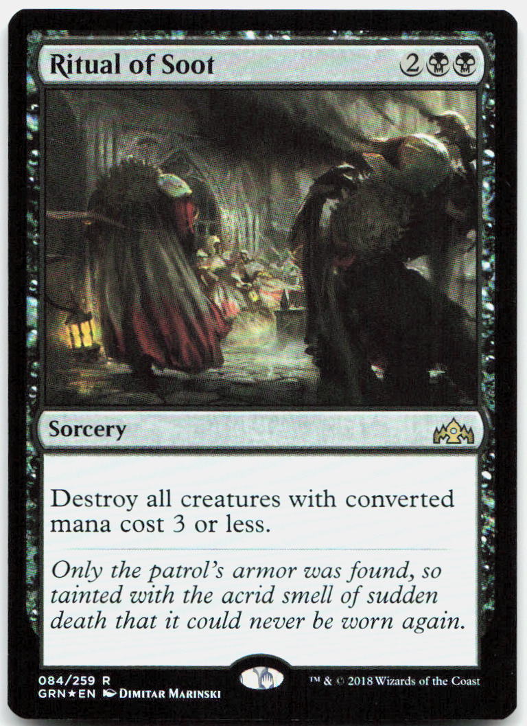 Ritual of Soot NM Foil R Guilds of Ravnica 84