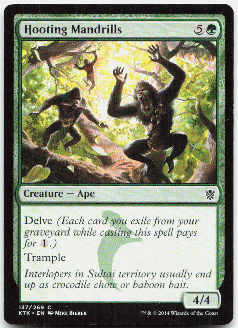 Hooting Mandrills NM C Khans of Tarkir 137
