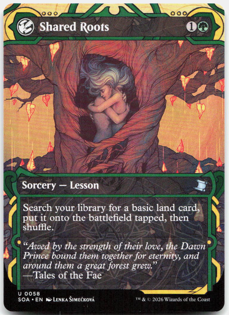Shared Roots NM U Secrets of Strixhaven: Mystical Archive 58
