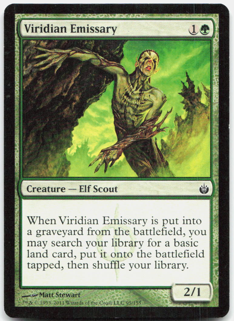 Viridian Emissary NM C Mirrodin Besieged 95