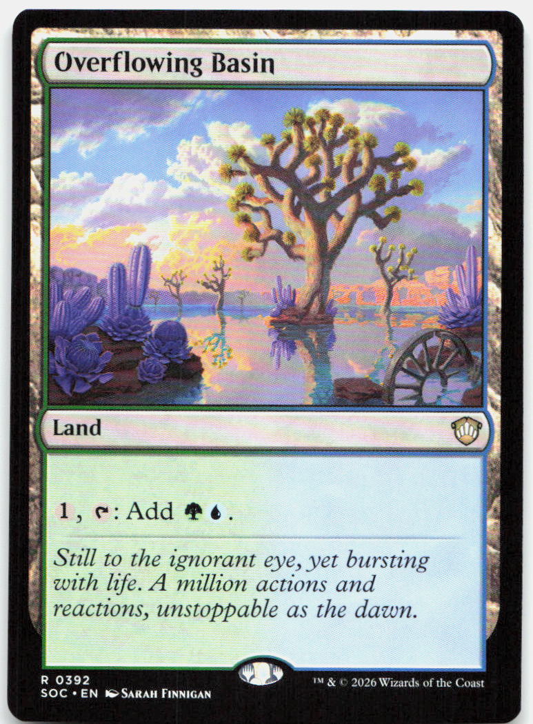 Overflowing Basin NM R Commander: Secrets of Strixhaven 392