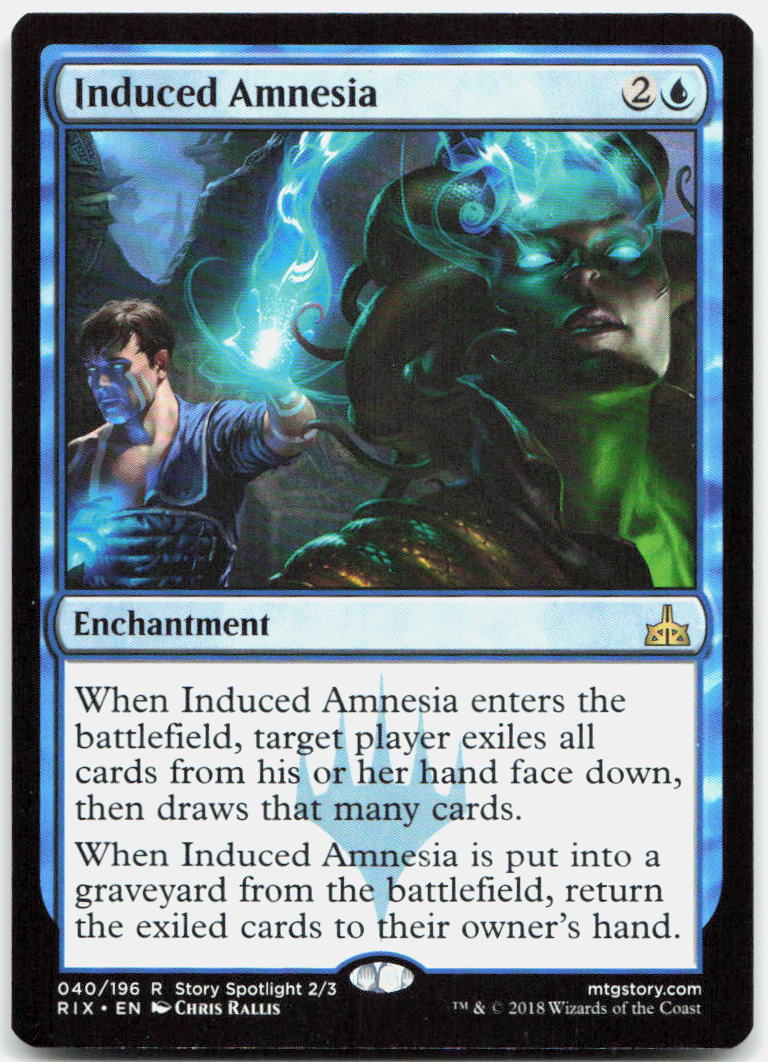 Induced Amnesia NM R Rivals of Ixalan 40