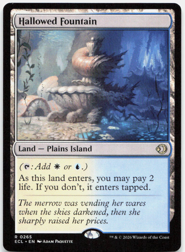 Hallowed Fountain NM R Lorwyn Eclipsed 265